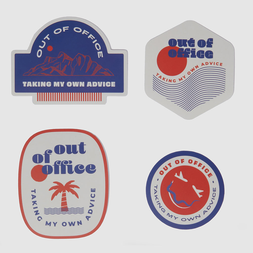 Sticker set for trolley