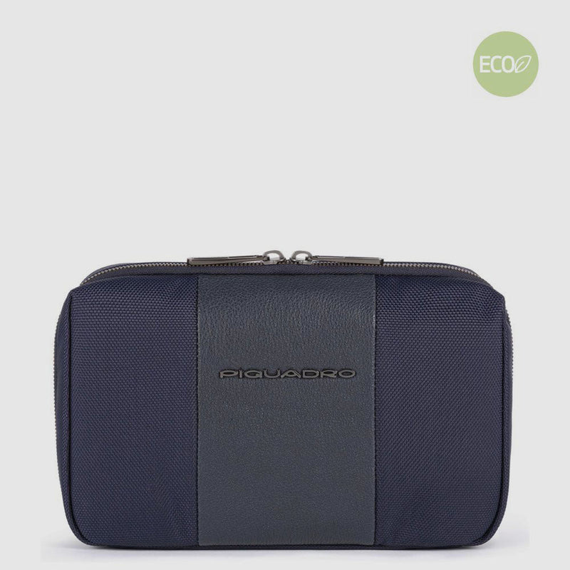 Electronic cord pouch in recycled fabric