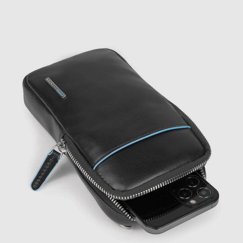 Smartphone men's neck strap wallet with credit