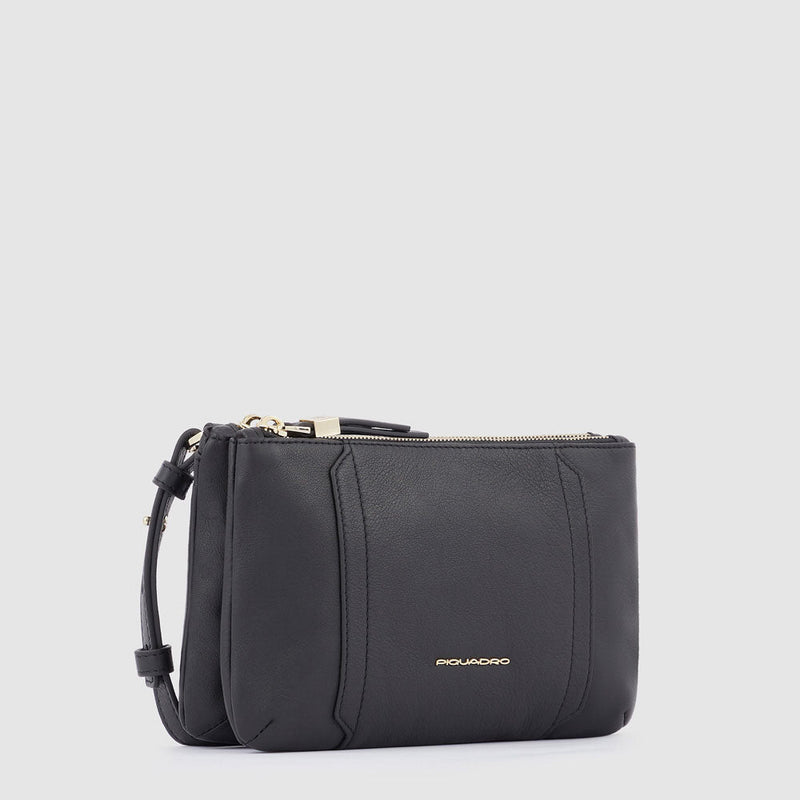 Women’s clutch with removable shoulder strap