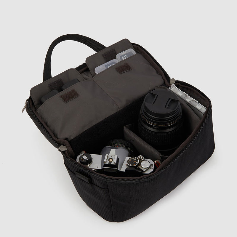 Camera bag in recycled fabric