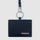 Id card badge holder with removable neck strap