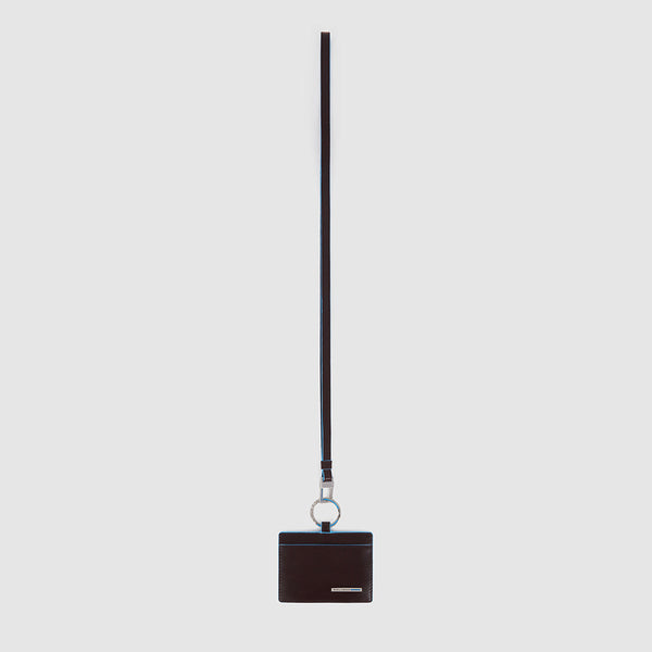 Id card badge holder with removable neck strap