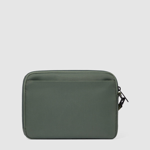 Men's clutch for iPad®mini in recycled fabric