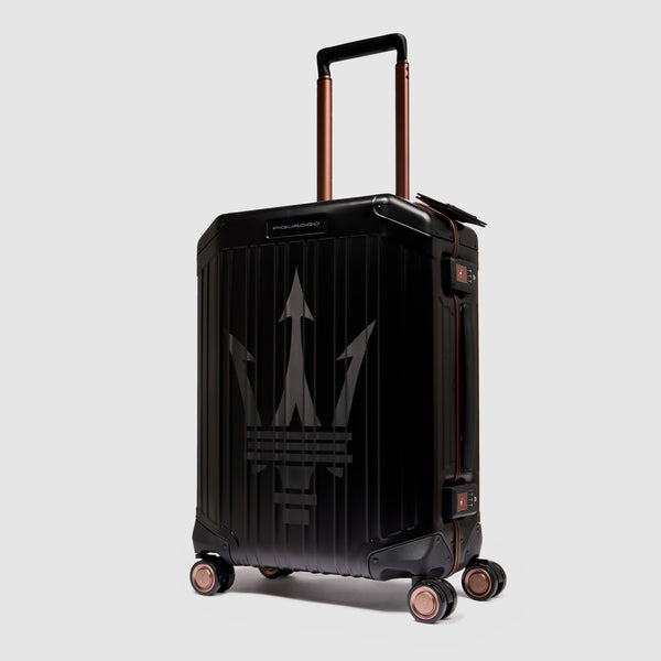 Slim, cabin hardside spinner Piquadro x Maserati