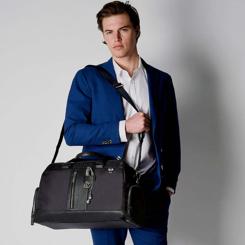 Travel bag with shoes compartment, trolley