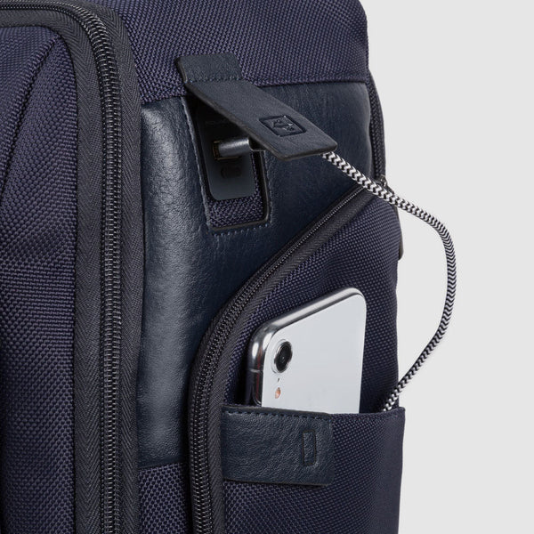 Cabin size laptop trolley backpack 15,6"