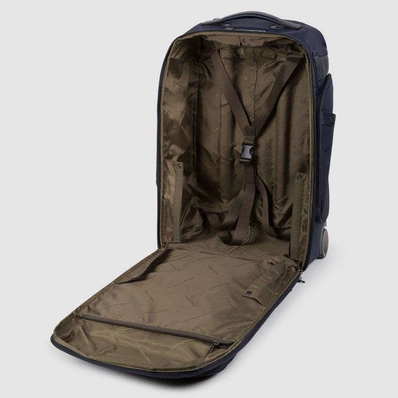 Cabin size laptop trolley backpack 15,6"