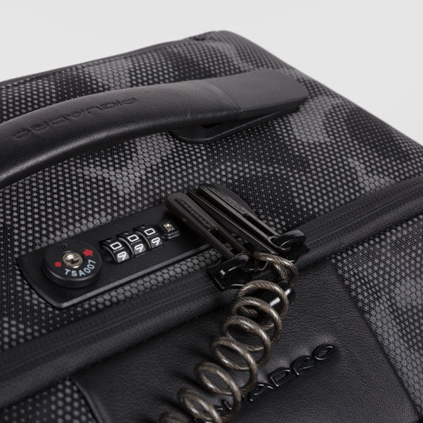 Cabin size laptop trolley backpack 15,6"