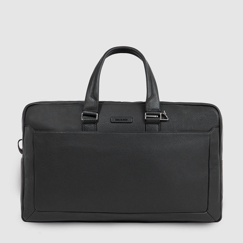 Duffel bag with shoe compartment