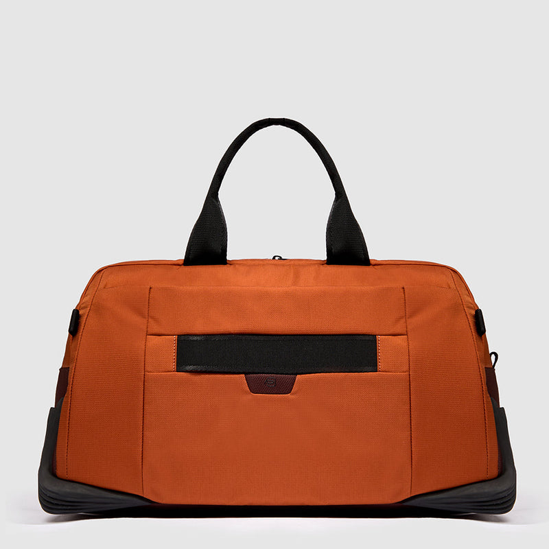 Modular duffel bag in recycled fabric