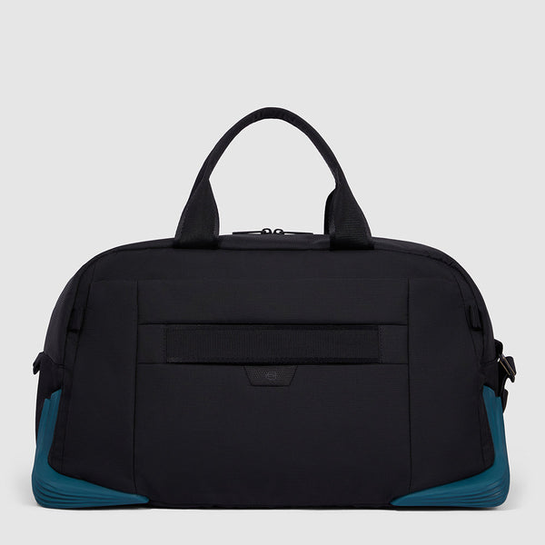 Modular duffel bag in recycled fabric