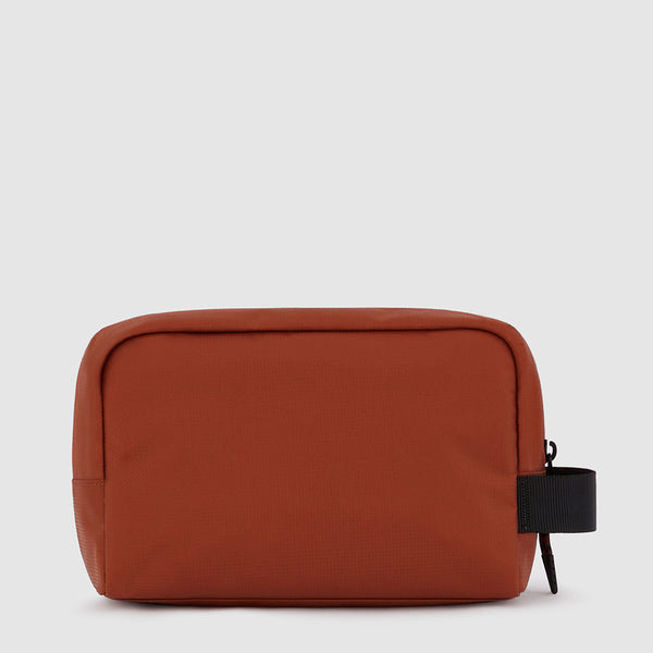 Toiletry bag in recycled fabric