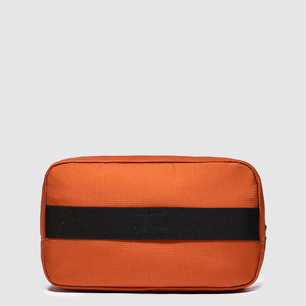 Toiletry bag in recycled fabric