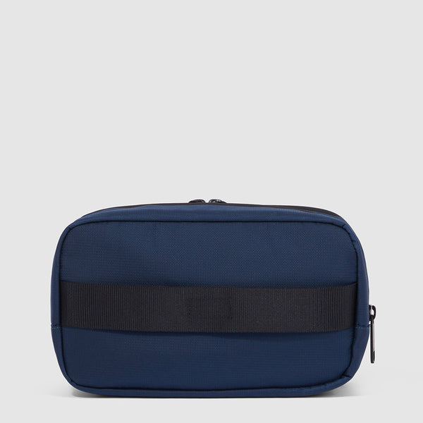 Toiletry bag in recycled fabric