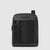 iPad® crossbody bag in recycled fabric and leather