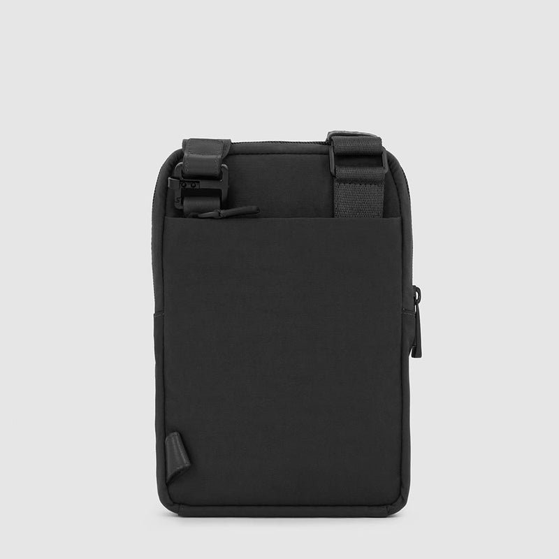 iPad®mini pocket crossbody bag in recycled fabric