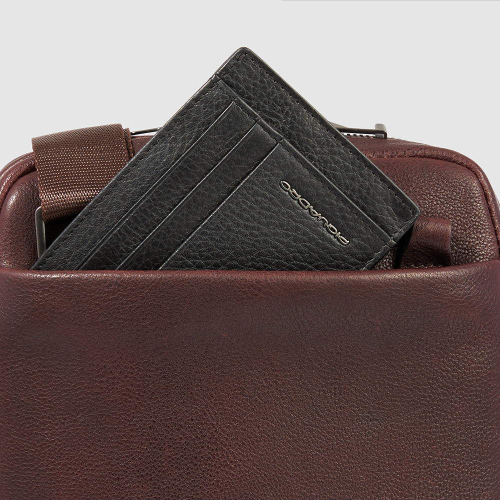 Pocket crossbody bag with iPad®mini compartment