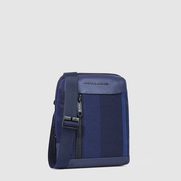 iPad®mini pocket crossbody bag in recycled fabric