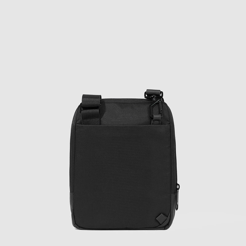 iPad®mini pocket crossbody bag in recycled fabric