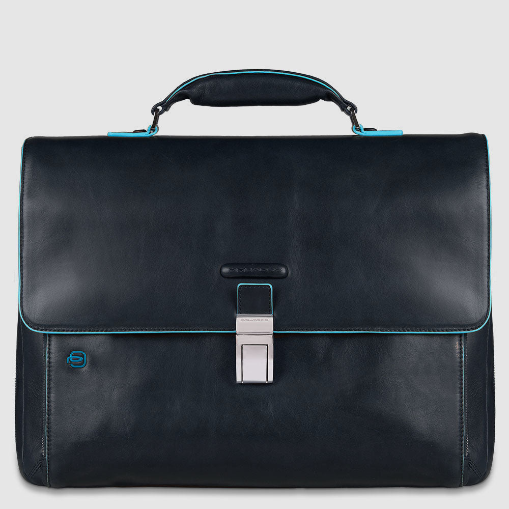 Flap-over, expandable computer bag 15"