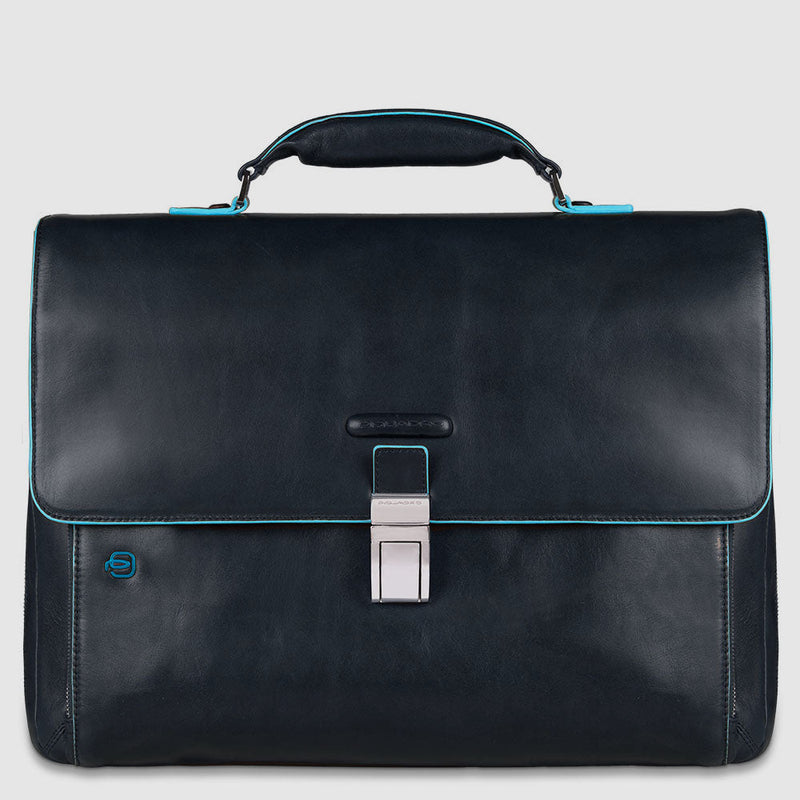 Flap-over, expandable computer bag 15"