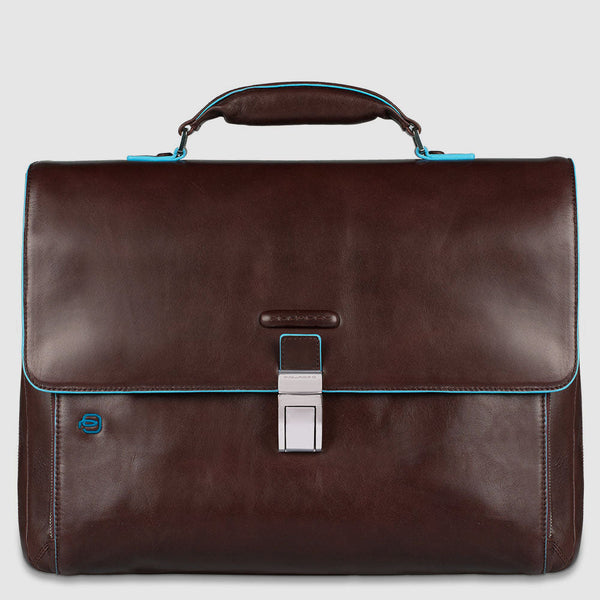 Flap-over, expandable computer bag 15"