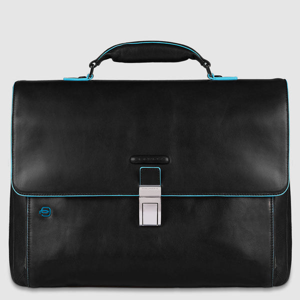 Flap-over, expandable computer bag 15"