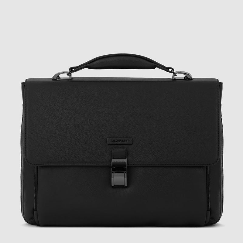Flap-over, expandable computer bag 15,6"