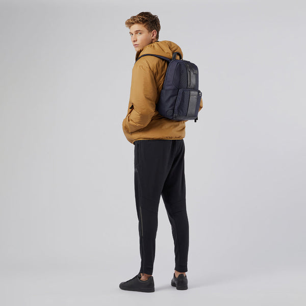 Laptop 14" and iPad® backpack in recycled fabric