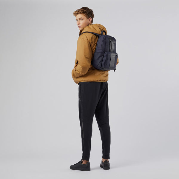 Laptop 14" and iPad® backpack in recycled fabric