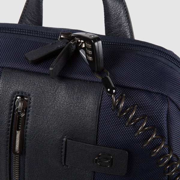 Laptop 14" and iPad® backpack in recycled fabric