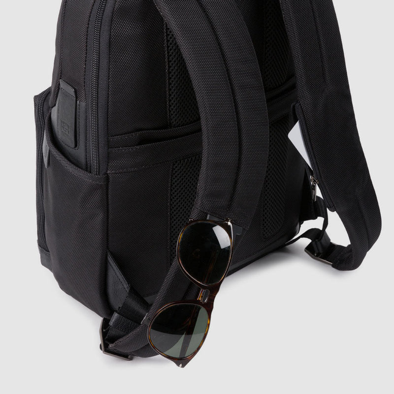 Laptop 14" and iPad® backpack in recycled fabric