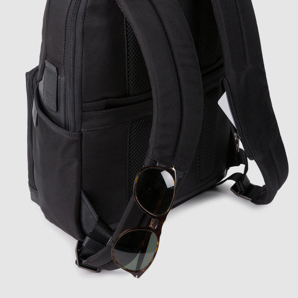 Laptop 14" and iPad® backpack in recycled fabric
