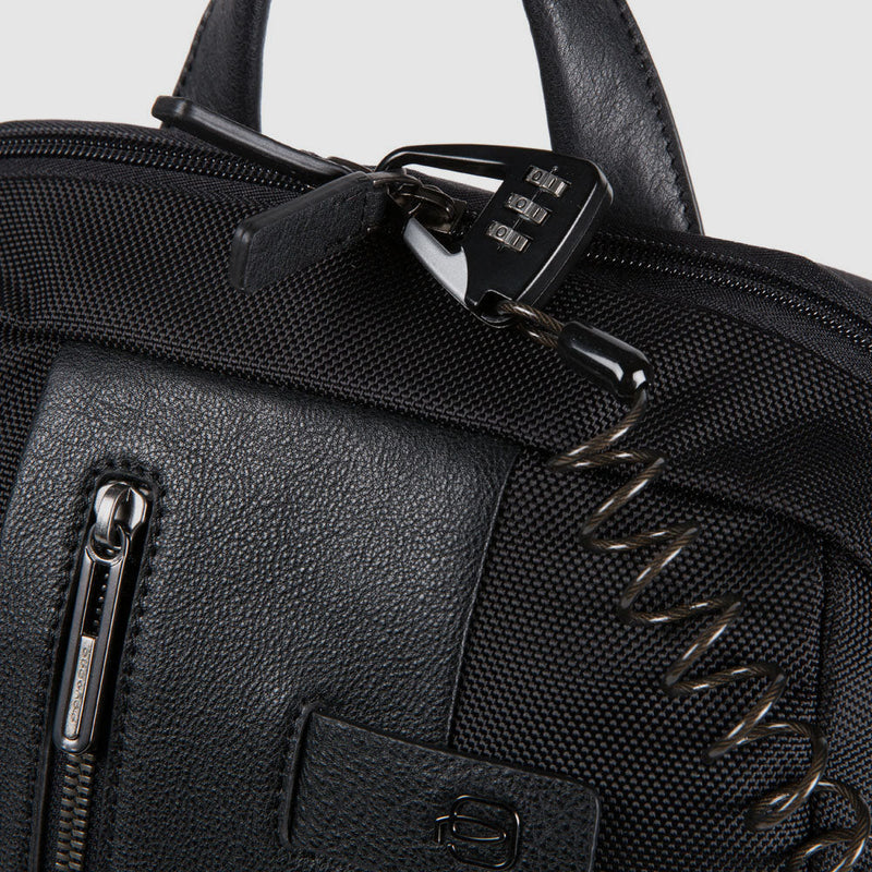 Laptop 14" and iPad® backpack in recycled fabric