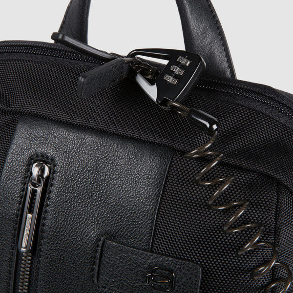 Laptop 14" and iPad® backpack in recycled fabric