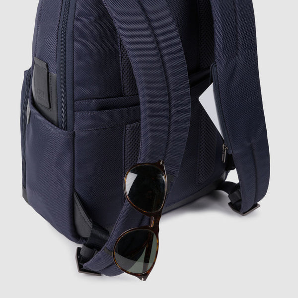 Laptop and iPad® backpack in recycled fabric with