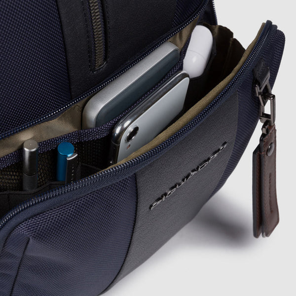 Laptop and iPad® backpack in recycled fabric with