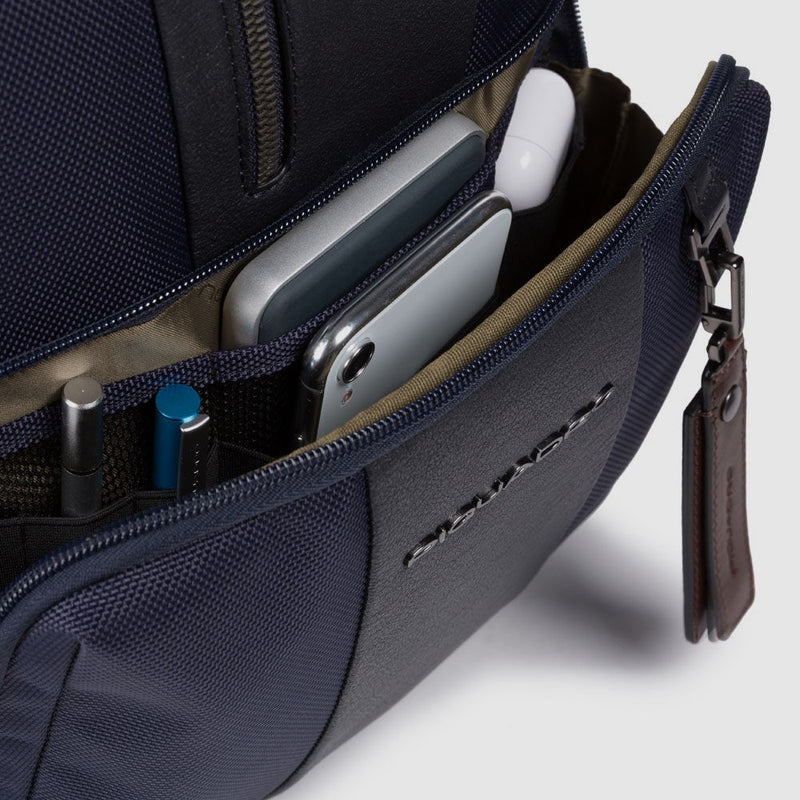 Laptop and iPad® backpack in recycled fabric with