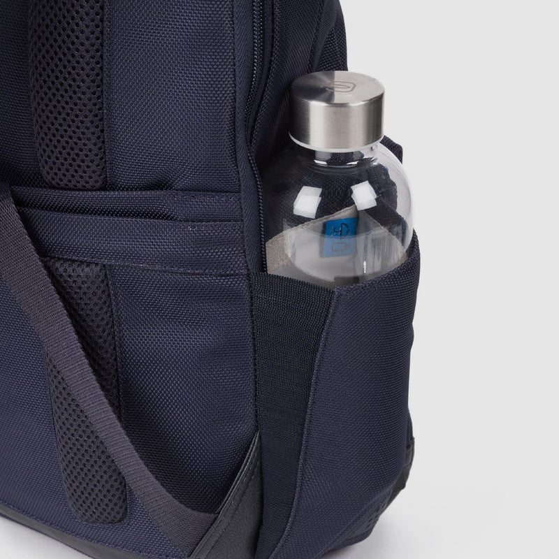 Laptop and iPad® backpack in recycled fabric with