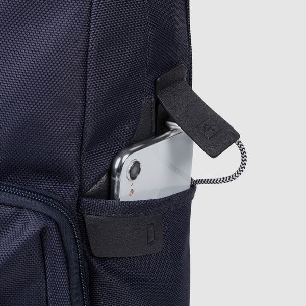 Laptop and iPad® backpack in recycled fabric with