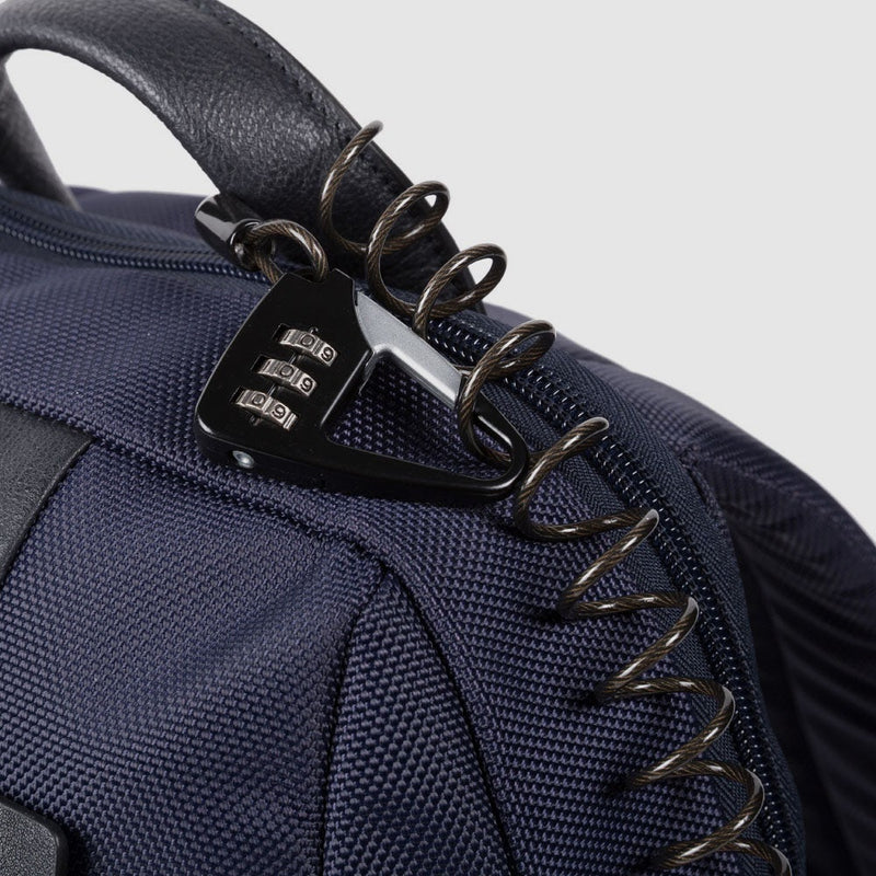 Laptop and iPad® backpack in recycled fabric with