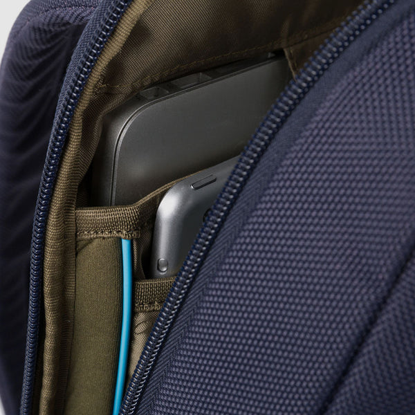 Laptop and iPad® backpack in recycled fabric with