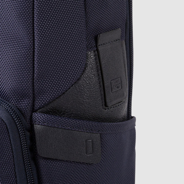 Laptop and iPad® backpack in recycled fabric with