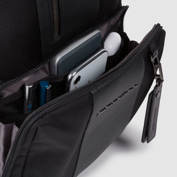 Laptop and iPad® backpack in recycled fabric with