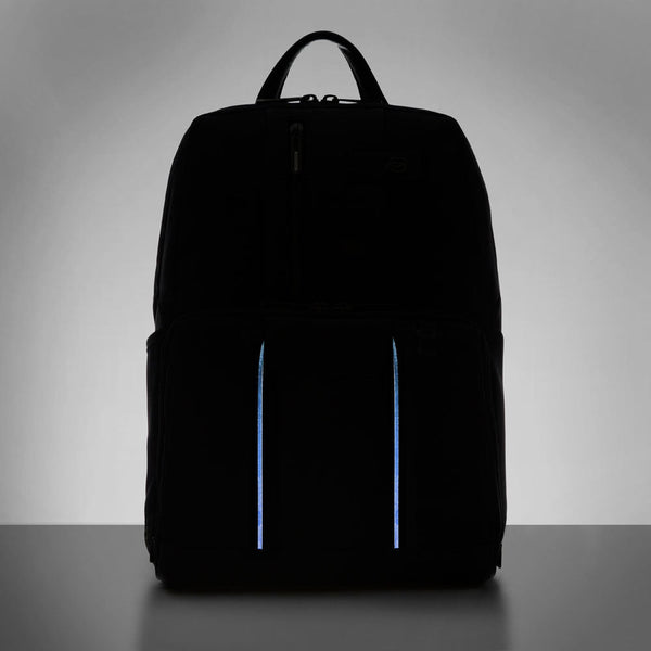 Computer and iPad® backpack in recycled fabric wit
