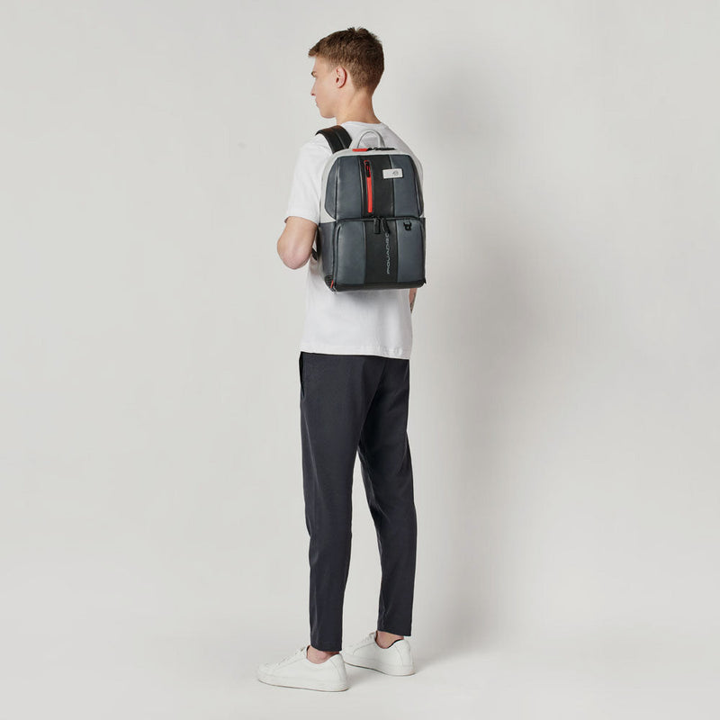 Customizable computer backpack with iPad® compartm