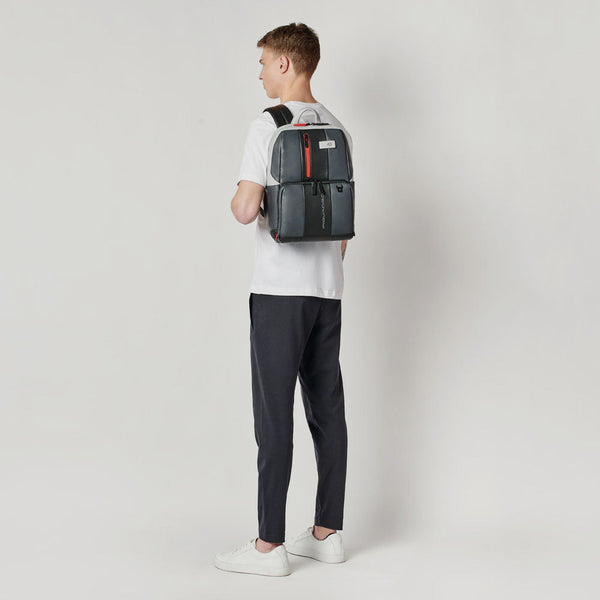 Customizable computer backpack with iPad® compartm