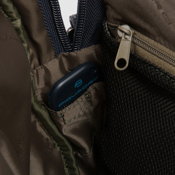 Computer portfolio briefcase with iPad® compartmen