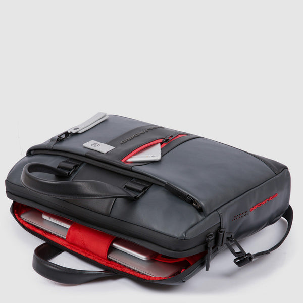 Computer portfolio briefcase with iPad® compartmen